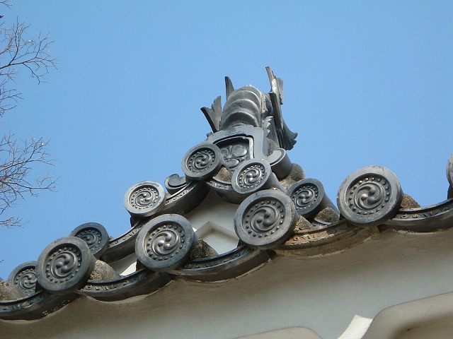 世界遺産・特別史跡・姫路城の鬼瓦の写真の写真