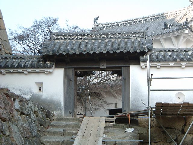 世界遺産・特別史跡・姫路城への門の写真の写真