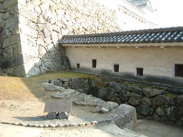 世界遺産・特別史跡・姫路城・土砂で封鎖できる埋門の「るの門」の写真の写真