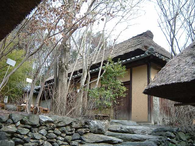 屋島・四国村・裏側から見る久米通賢先生旧宅の写真の写真