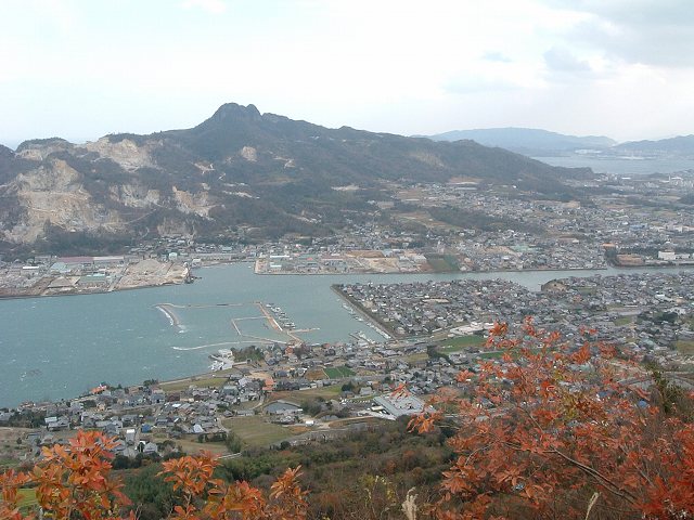 屋島・屋島山から見る五剣山の写真の写真