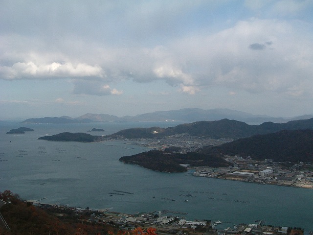 屋島・屋島山・屋島から北東方向を見るの写真の写真