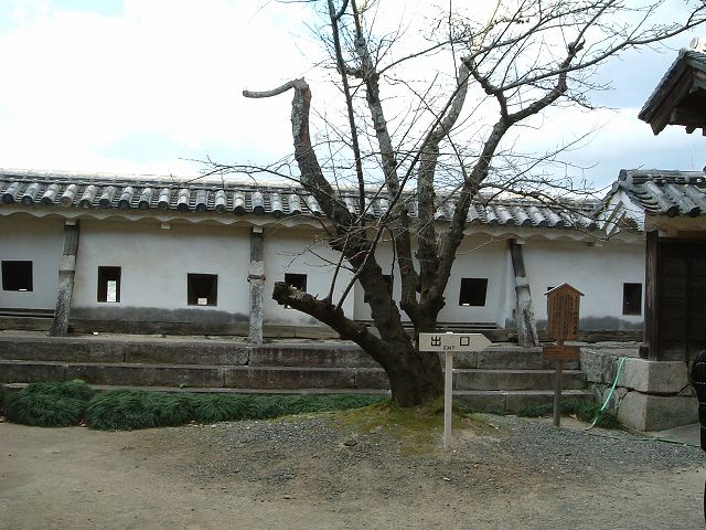 松山・松山城・仕切門内塀の写真の写真