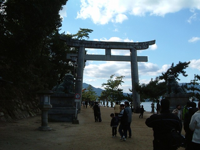 世界遺産・宮島・厳島神社・鳥居の写真の写真