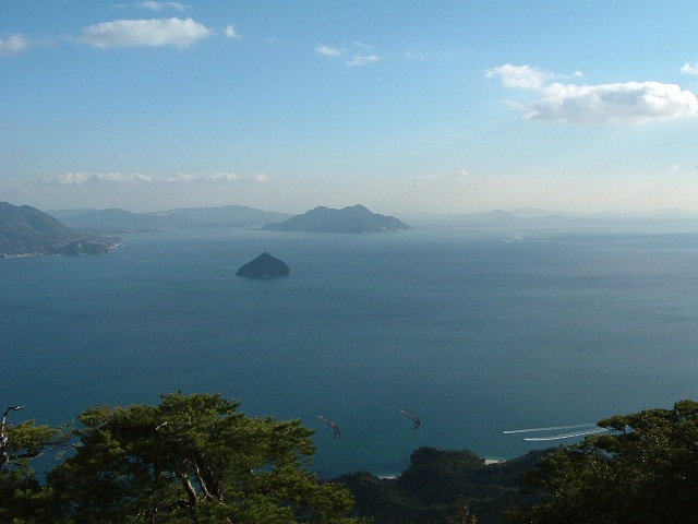 世界遺産・宮島・弥山・山頂からの眺めの写真の写真