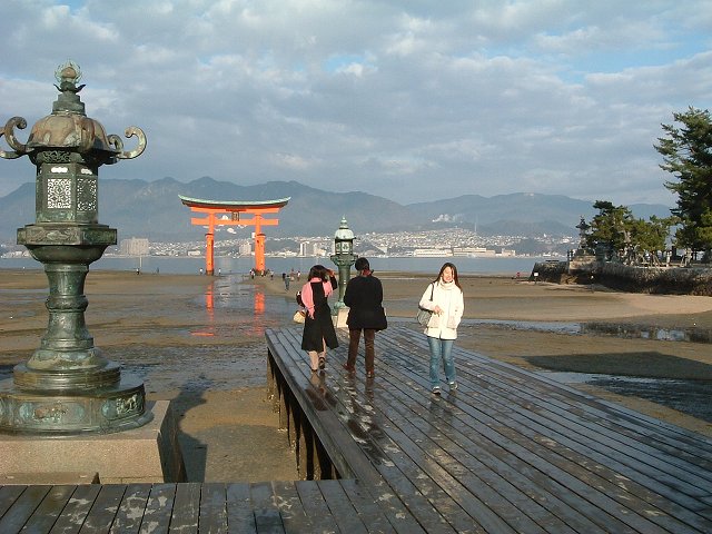 世界遺産・特別名勝・特別史跡・宮島・厳島神社・平舞台と大鳥居の写真の写真