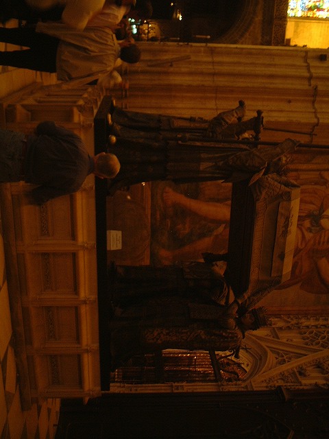 世界遺産・セビリア・大聖堂・コロンブスの墓の写真の写真