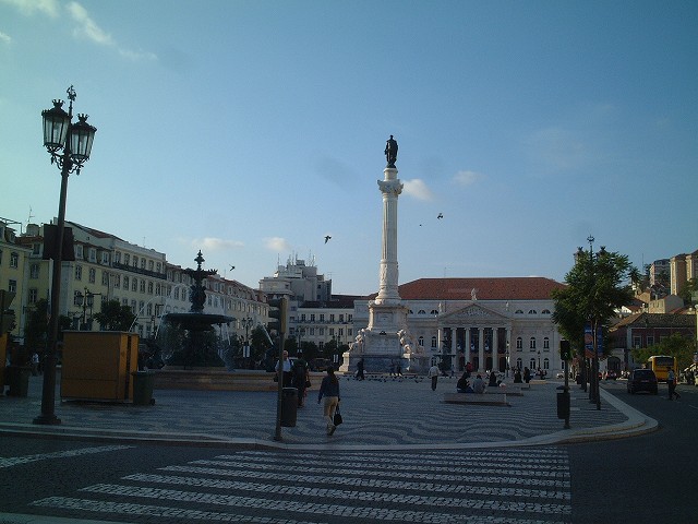 リスボン・ロシオ広場の写真の写真