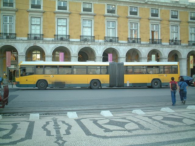 リスボン・連結バスの写真の写真