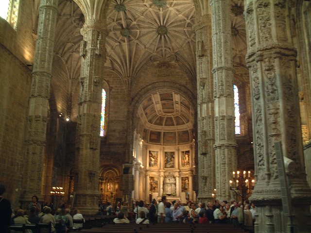 リスボン・ジェロニモス修道院の内部の写真の写真