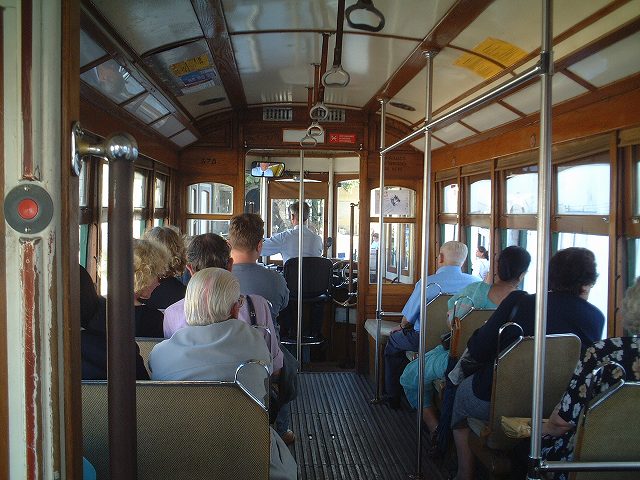 リスボン・トラム（路面電車）の中の写真の写真