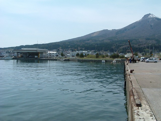 大湊・大湊港の岸壁の写真の写真