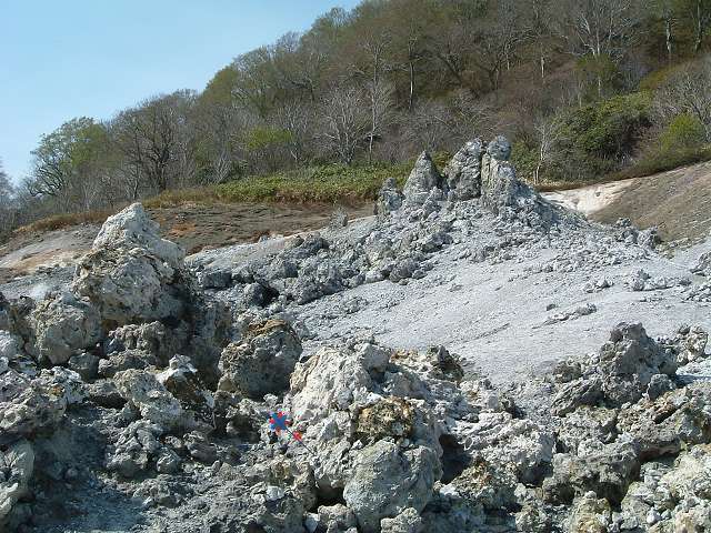 霊場恐山・大王石というだけあって一番高いところにあるの写真の写真