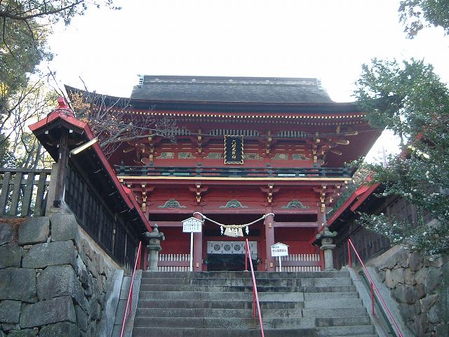 重要文化財・六所神社楼門の写真の写真