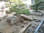 特別史跡・新居関跡・かつてあった建物の礎石