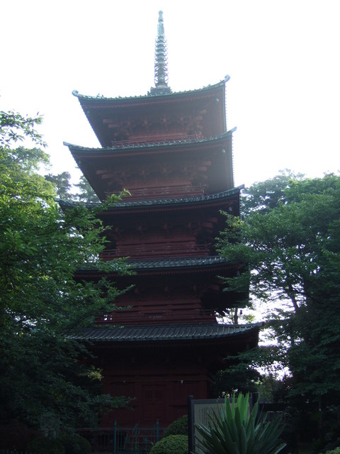 重要文化財・法華経寺五重塔の写真の写真