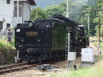 蒸気機関車(SL)のC58・入れ替え中