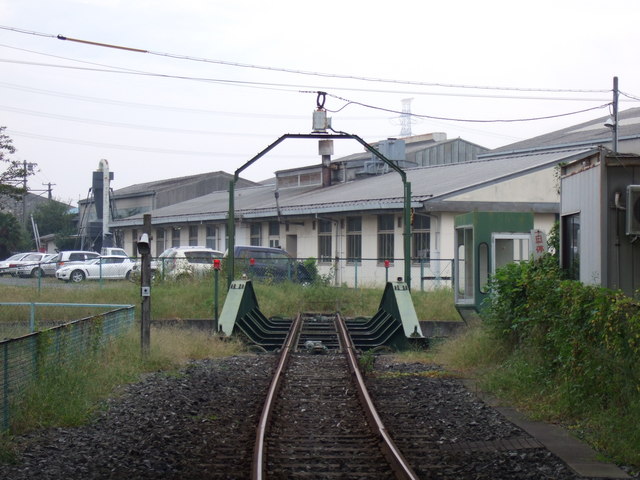 秩父鉄道・広瀬川原車両基地の転車台の写真の写真
