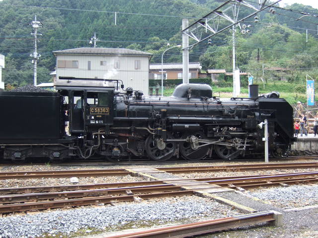 蒸気機関車(SL)のC58・ボイラー側の写真の写真