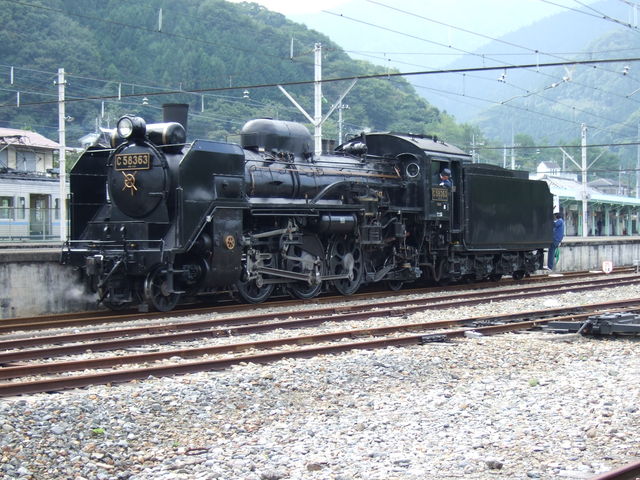 蒸気機関車(SL)のC58 ７の写真の写真