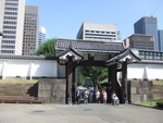 特別史跡・江戸城跡・三の丸・内側から見る大手門高麗門