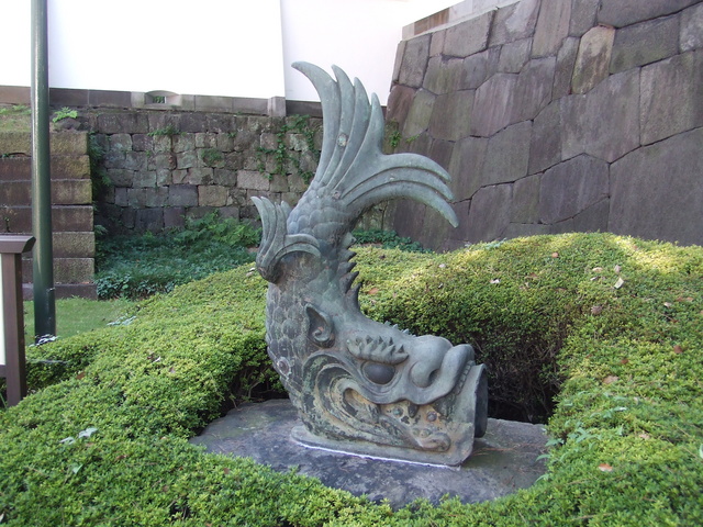 特別史跡・江戸城跡・三の丸・旧大手門渡櫓の鯱の写真の写真