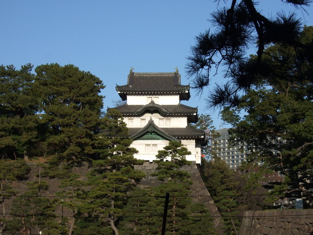 江戸城跡・西の丸・正面から見る富士見櫓の写真の写真