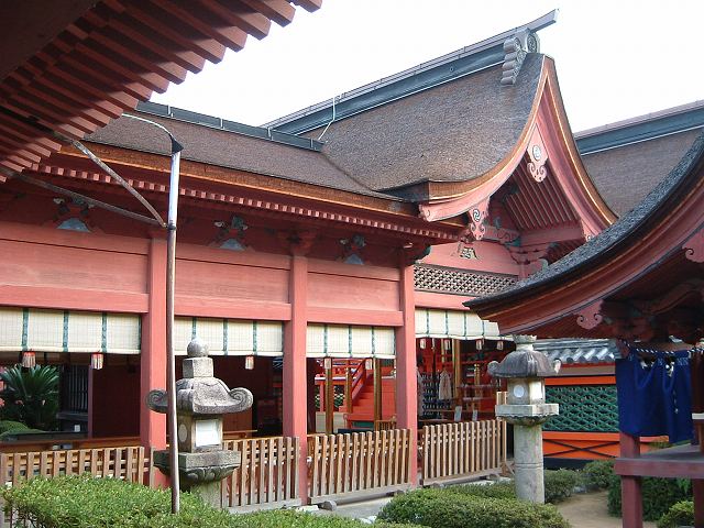 重要文化財・伊佐爾波神社・申殿及び廊下の写真の写真