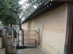 重要文化財・西宮神社大練塀南門の西