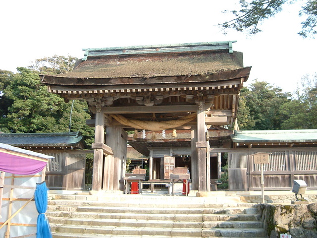 重要文化財・気多神社神門の写真の写真