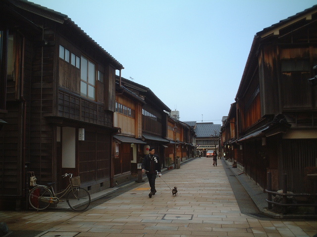 重要伝統的建造物群保存地区・石川・金沢市東山ひがしの写真の写真