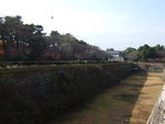 特別史跡・名古屋城跡・表二の門前の橋からみる内堀