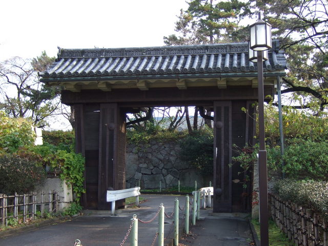 特別史跡・名古屋城跡・高麗門の二之丸大手二之門の写真の写真