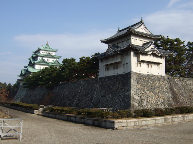 特別史跡・名古屋城跡・西南隈櫓と天守閣の写真の写真