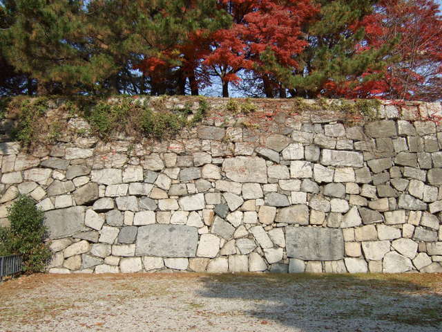 特別史跡・名古屋城跡・ところどころに組み込まれた巨石の写真の写真