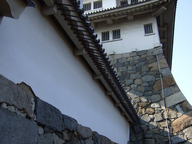 特別史跡・名古屋城跡・不明門からみる塀の写真の写真