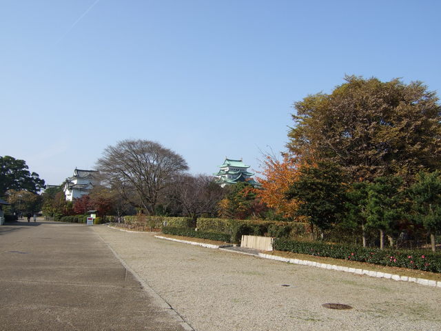 特別史跡・名古屋城跡・二の丸から見る天守閣の写真の写真