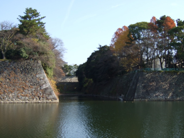 特別史跡・名古屋城跡・外堀から見る本丸方向の写真の写真