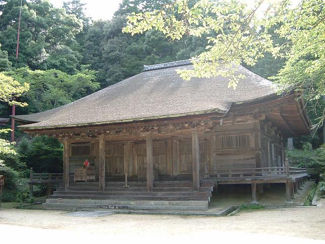 国宝・長寿寺本堂の写真の写真