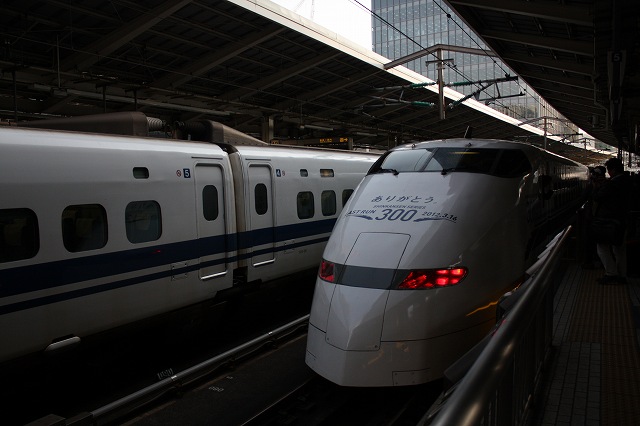 新幹線３００系・のぞみラスト運行の写真の写真