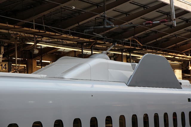 新幹線N700A・12号車のパンタグラフの写真の写真