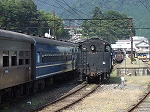 蒸気機関車(SL)のC11 227・後進中
