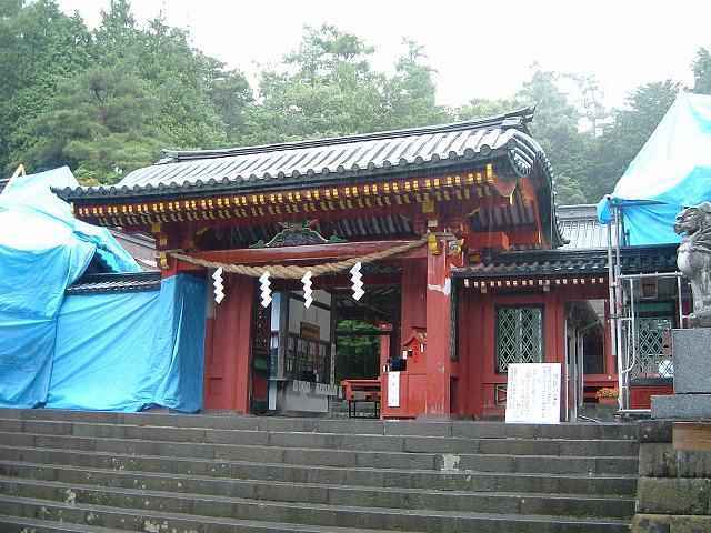重要文化財・二荒山神社中宮祠中門の写真の写真