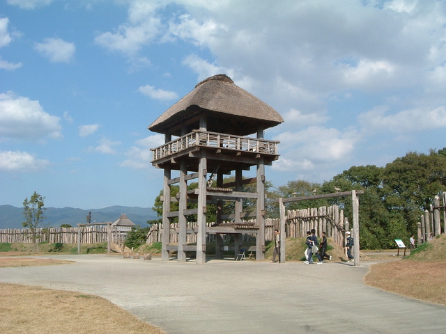 特別史跡・吉野ヶ里遺跡・高さ約12mの物見櫓の写真の写真