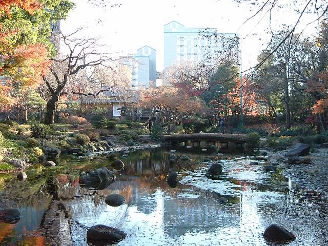 特別史跡と特別名勝の小石川後楽園の庭園３２の写真の写真