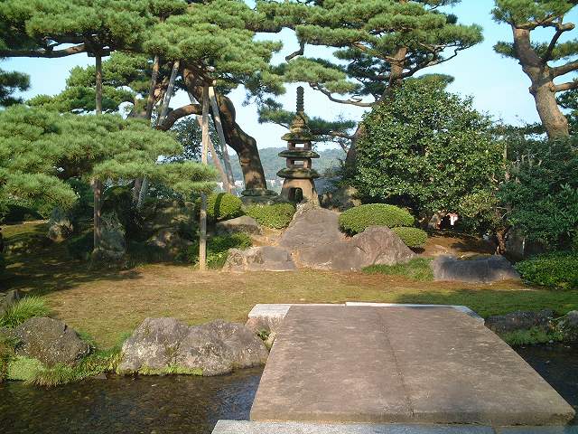 特別名勝の金沢兼六園の庭園４の写真の写真