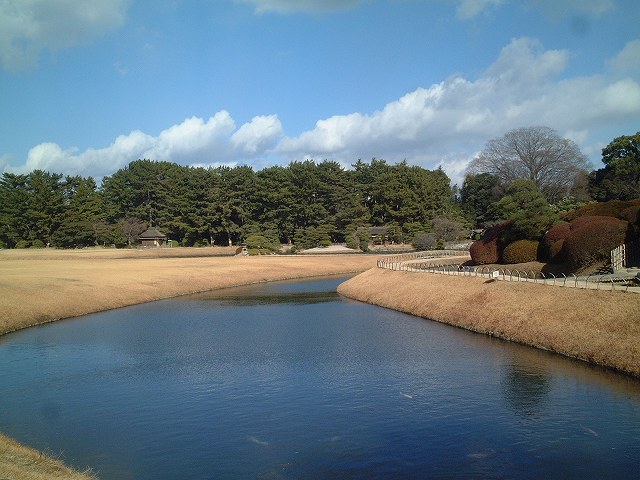 特別名勝の岡山後楽園の庭園８の写真の写真