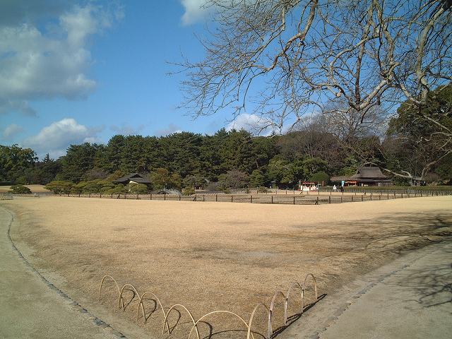 特別名勝の岡山後楽園の庭園１１の写真の写真