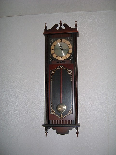 柱時計の写真の写真