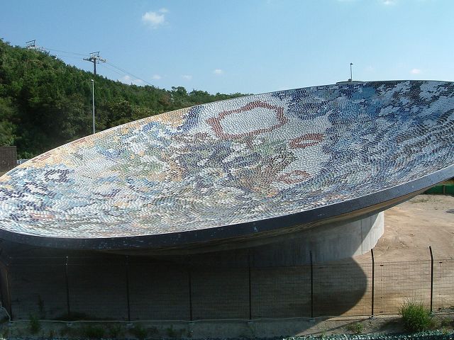 瀬戸会場の写真の写真